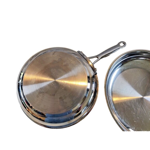 Cuisinart Stainless Steel Skillet Set 8" and 10" Model 722-20 and 722-24 - Picture 3 of 16